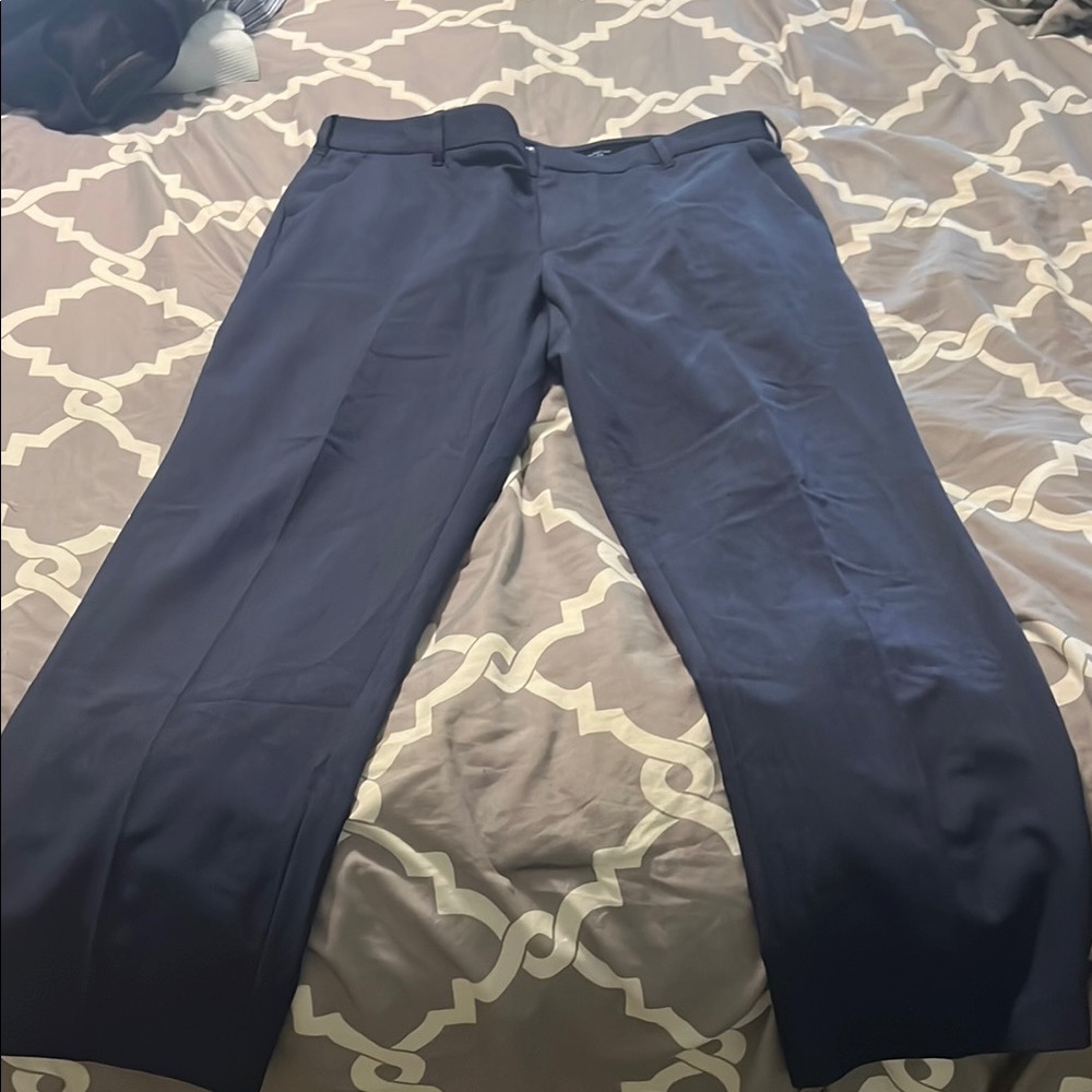 Van Heusen Blue Dress Pants Straight Leg